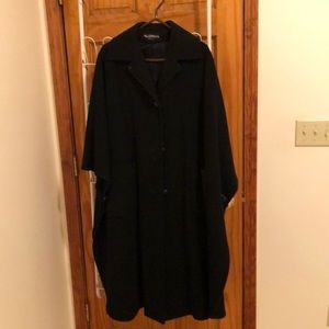 Alorna Black Cape Coat